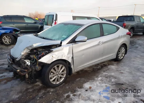 2016 Hyundai Elantra Se z USA, uszkodzony, nr VIN KMHDH4AE8GU488009